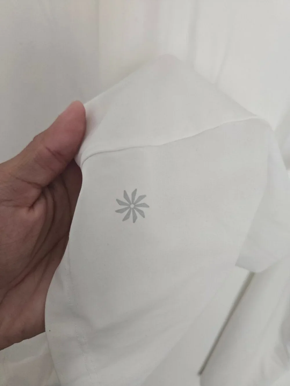 Athleta Lightweight White Long Sleeve Athletic Pullover - Picture 6 of 6